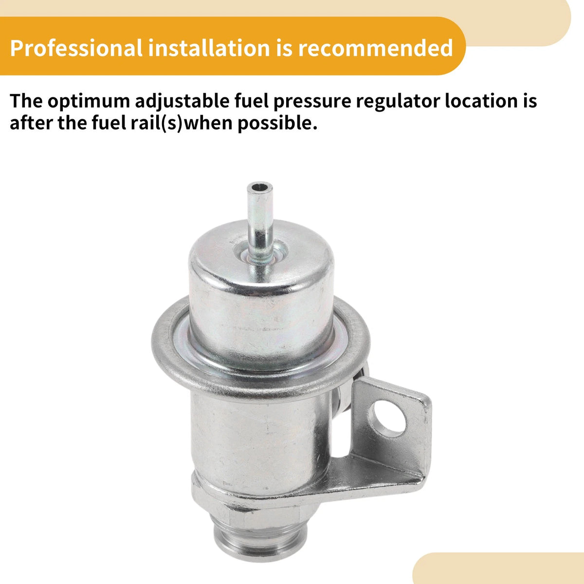 Fuel Pressure Regulator Metal 20-70 Psi for Chevrolet S10 (1994 - 2000)