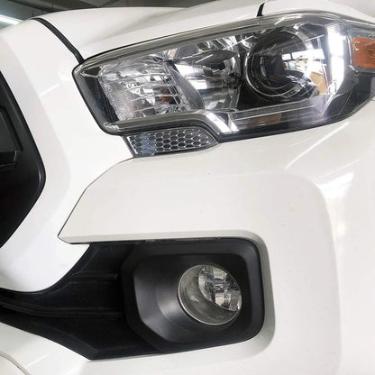 Chrome Headlight Cleaning Trim Bezel Set for Toyota Tacoma (2016-2020)