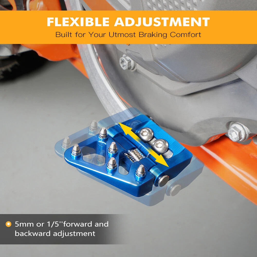 CNC Gear Shift Lever Brake Pedal Tip for Husqvarna 125-501 TE/FE/FC (2017-2024)