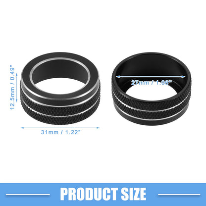 AC Control Switch Knob Cover Trim for Toyota Corolla (2020-2022) -  Black