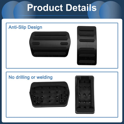 Automatic Foot Accelerator Pedal Covers for Ford Edge (2007-2014)