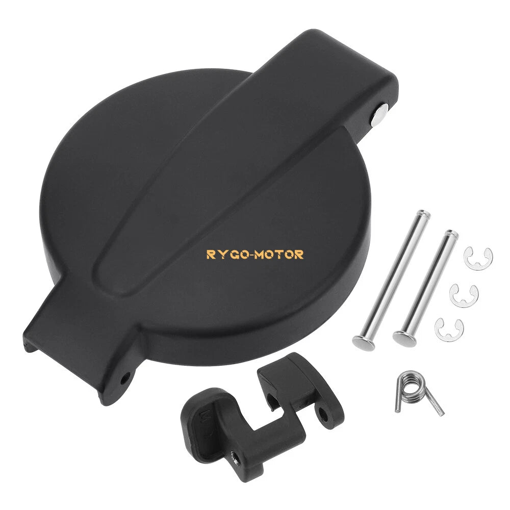 Matte Black Fuel Cap with Latch for Honda CB, CL, SL Models (1969–1976)