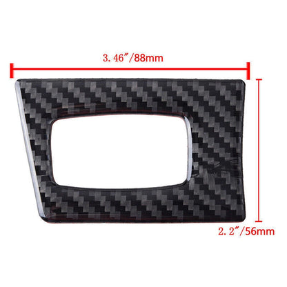 Carbon Fiber Keyhole Strips Cover Trim for BMW 3 Series E90 E92 E93 (2005-2012)