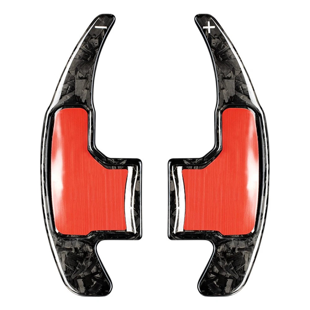 Steering Wheel Paddle Shifter Extensions for Ford Mustang (2015-2021) Carbon Fiber