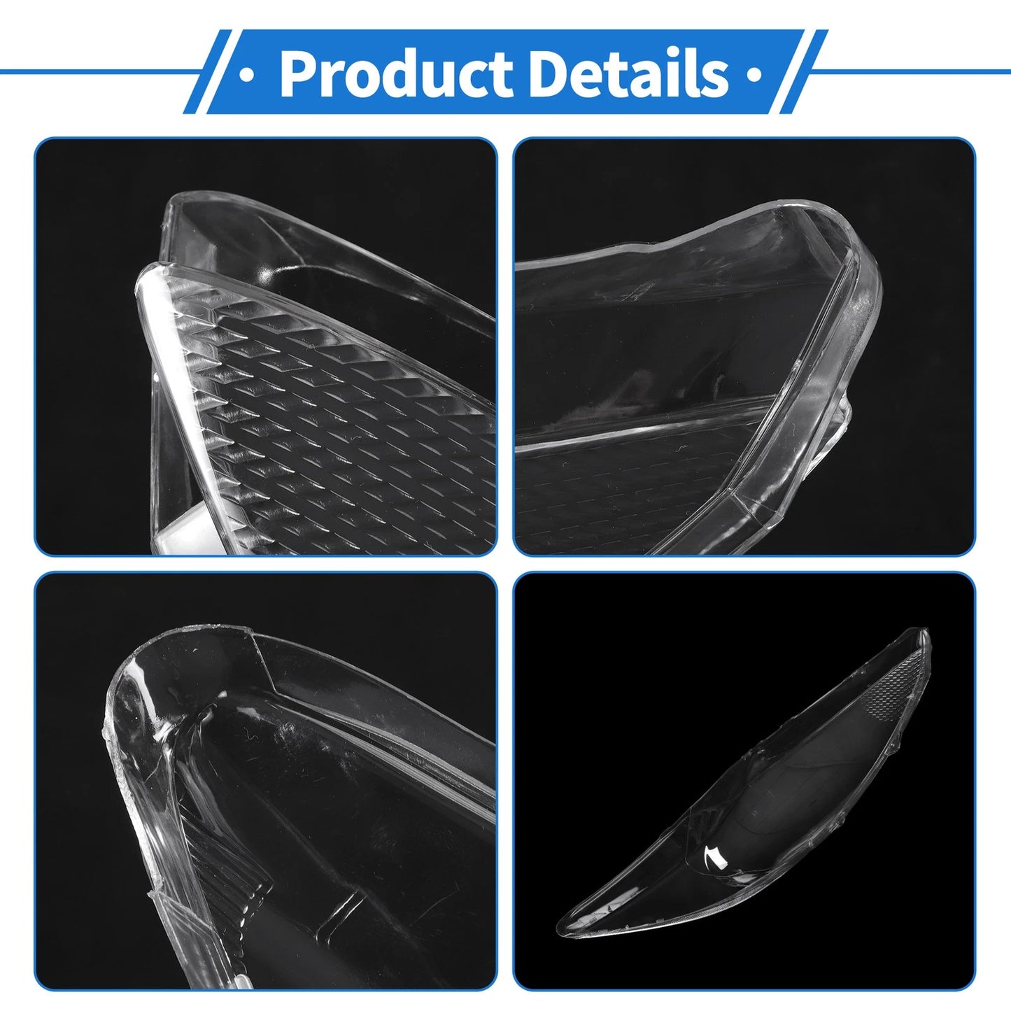 Front Left Headlight Lens Cover for Ford Fiesta (2009-2012)
