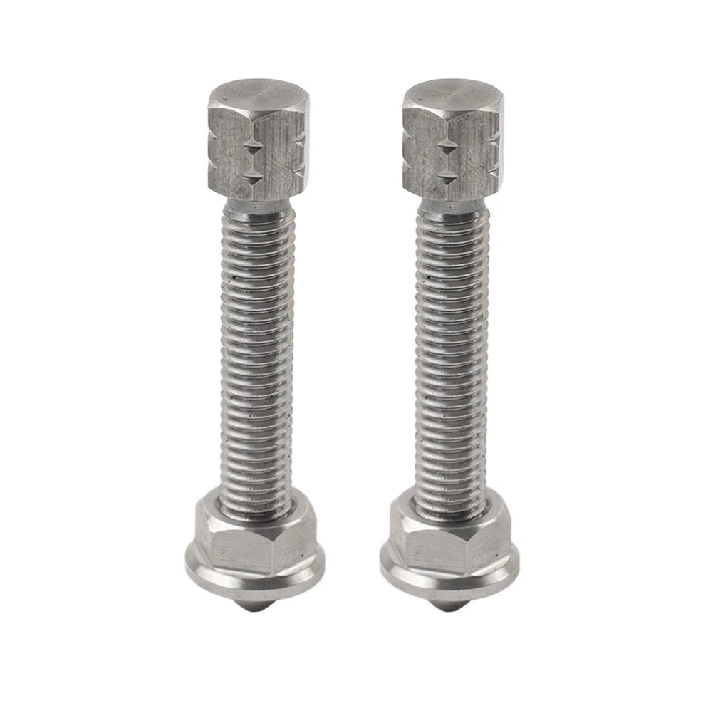 Stainless Steel Chain Adjuster Bolts for Yamaha Honda WR YZ YZF (1985-2023)