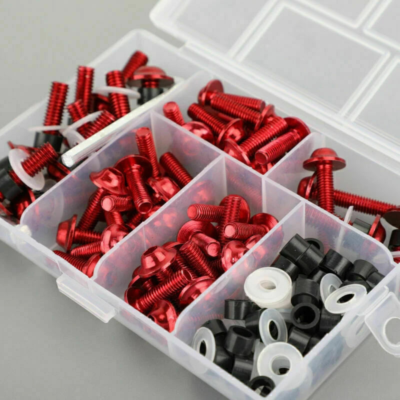 Fairing Screws Set for AH (158) - M5/M6 Red (2020-2023)