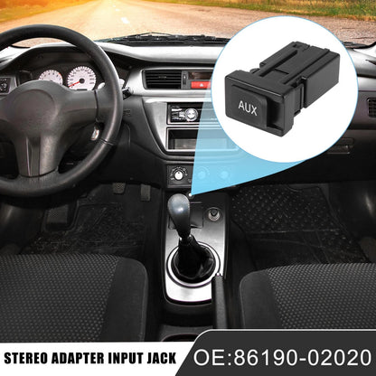 Aux Port Auxiliary Stereo Adapter Input Jack for Toyota Highlander