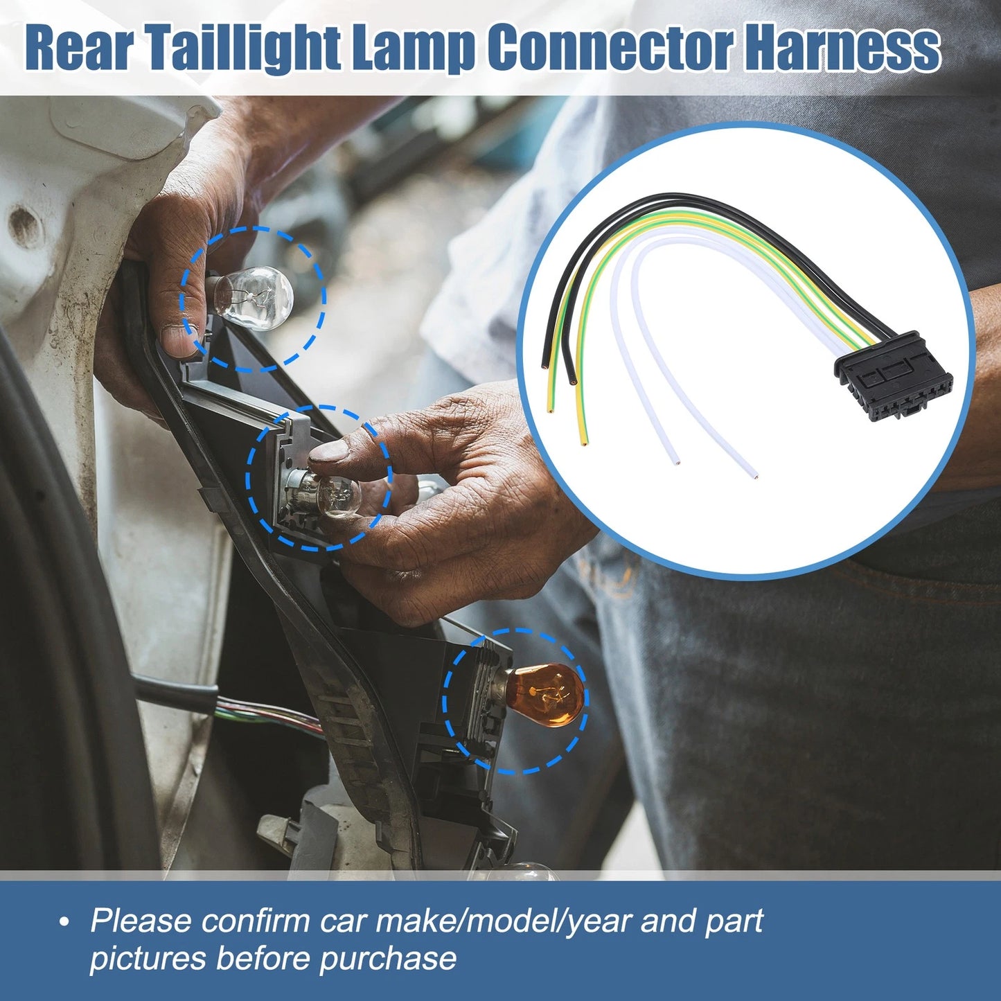 Taillight Wire Harness Connector for Peugeot