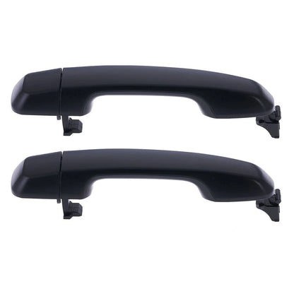 Door Handle Outer Set of 2 Black for Toyota Landcruiser J150 (2009–2023)