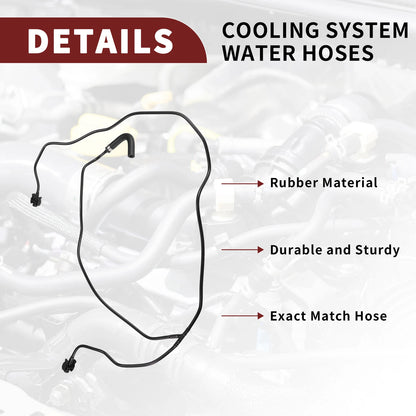 Radiator Hose for Ford Focus MK3 2014-2023 - Black 1 x Piece