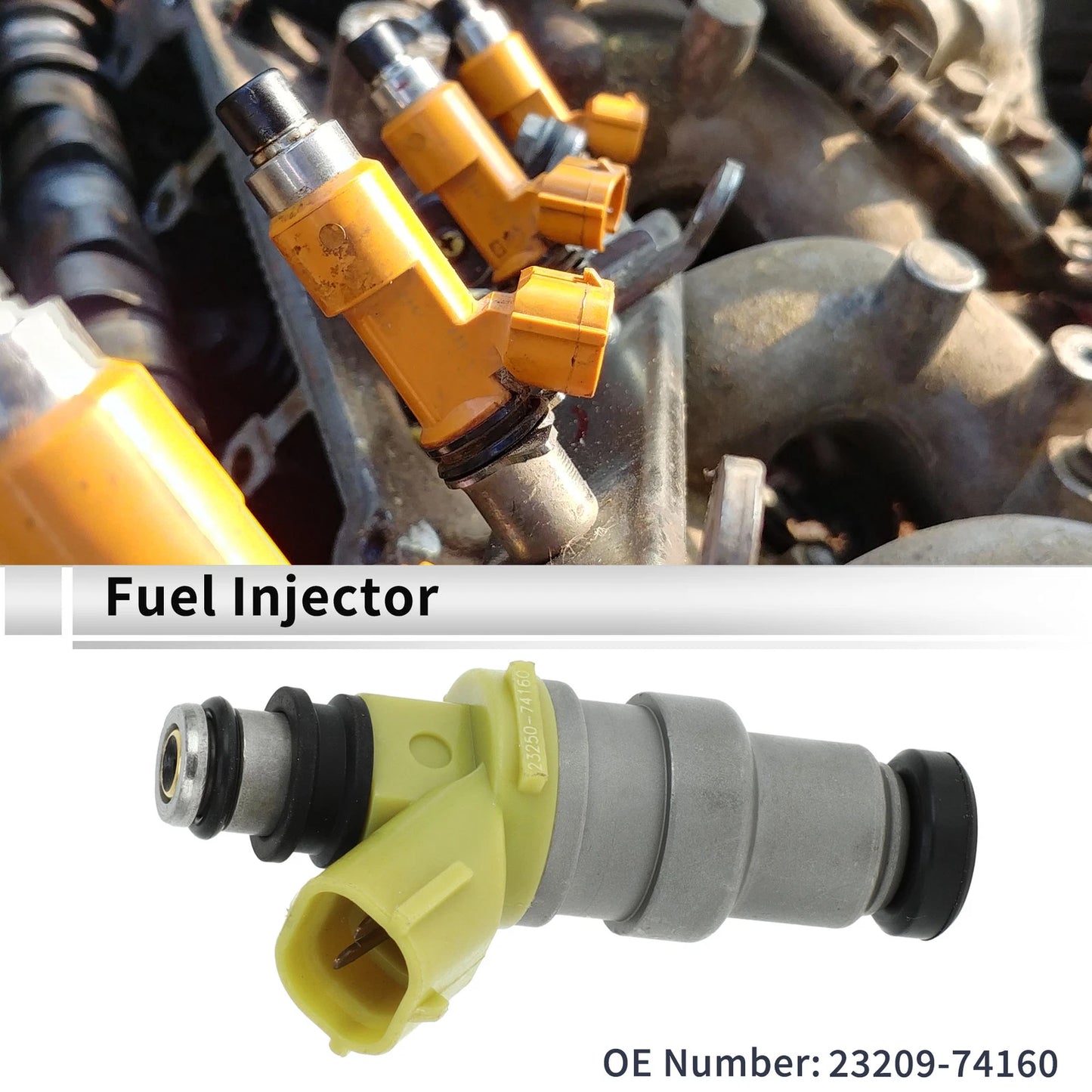 Fuel Injector for Toyota RAV4 SXA1 3SGE (1989-1999) 1 x Yellow