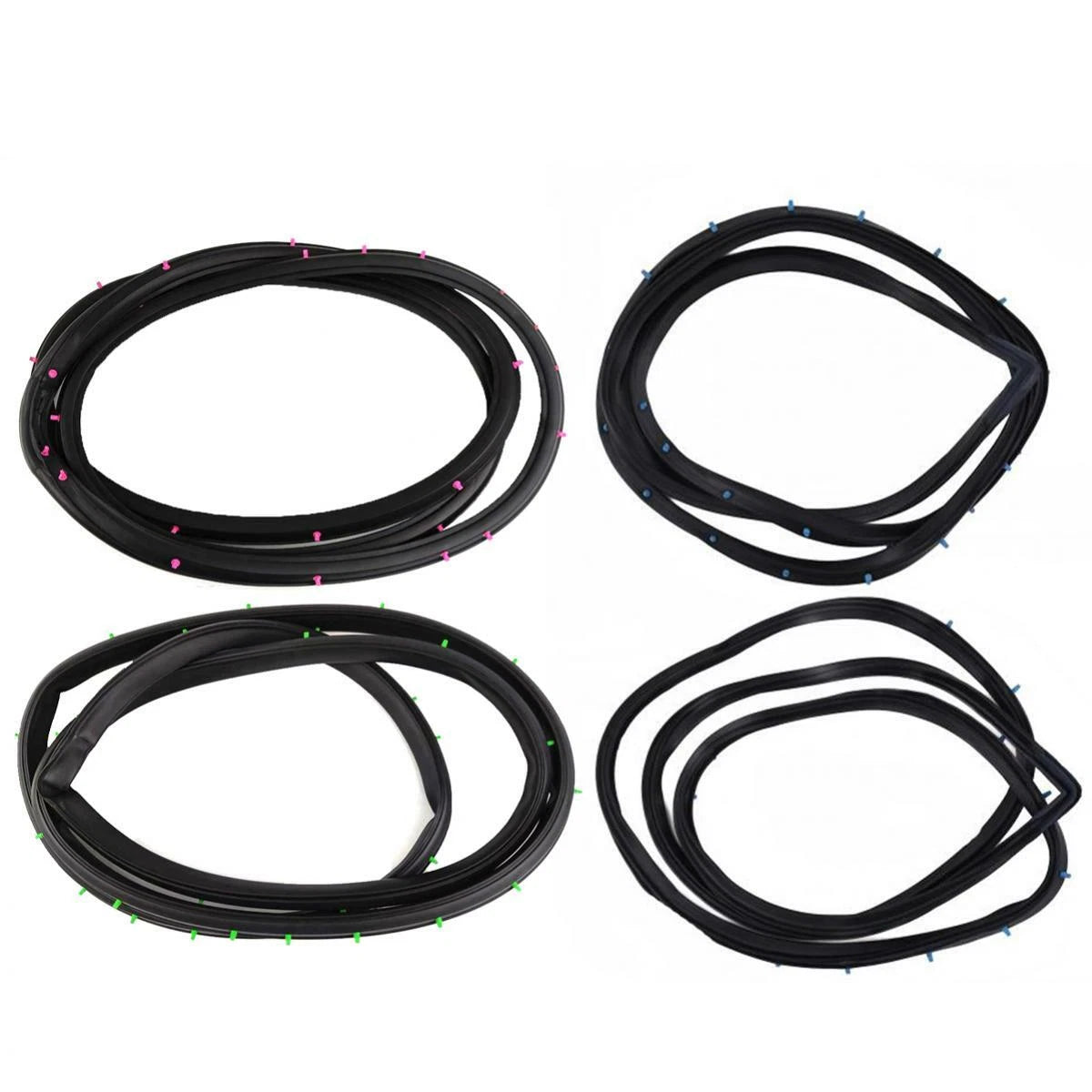 Door Rubber Weatherstrip Front Rear Set 4 Fits Isuzu D-Max TFR 4D Pickup 2003-11