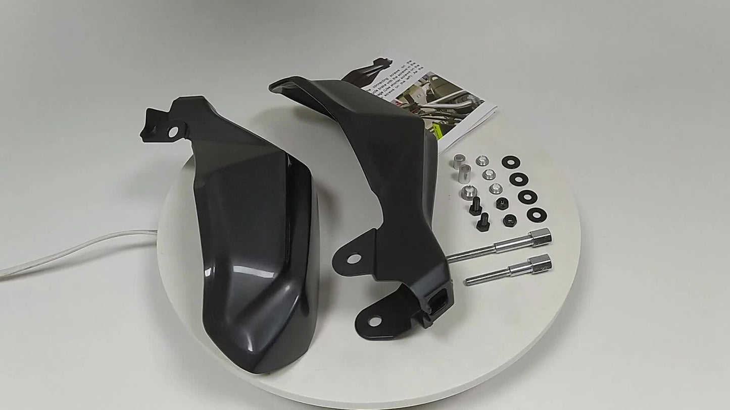 Black Handguard Cover Shield Wind Protector for Kawasaki KLX230 (2020-2024)