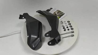 Black Handguard Cover Shield Wind Protector for Kawasaki KLX230 (2020-2024)