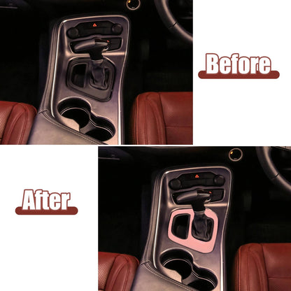 Center Console Gear Shift Panel Cover for Dodge Challenger (2015-2021)