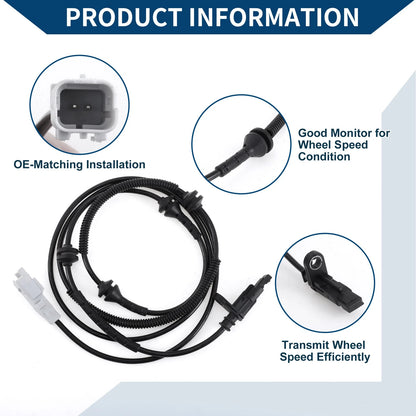 ABS Wheel Speed Sensor for Peugeot 407 (2007-2008)