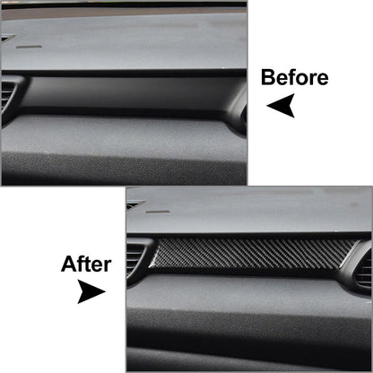 Carbon Fiber Co-Pilot Dashboard Cover Trim for Hyundai Veloster JS (2019-2023)