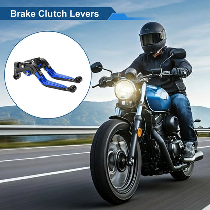 2 x Adjustable Short Long Brake Clutch Levers for Yamaha YZF R1 (2009–2014)