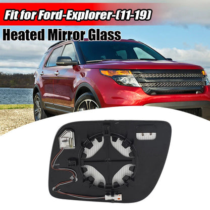 Heated Blind Spot Right Side Rearview Mirror Glass for Ford Explorer (2011-2019)