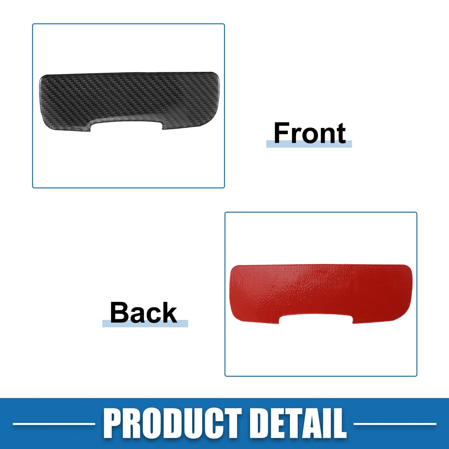 Power Outlet Cover for Chevy Corvette C5 (1998-2004) Carbon Fiber Pattern Black