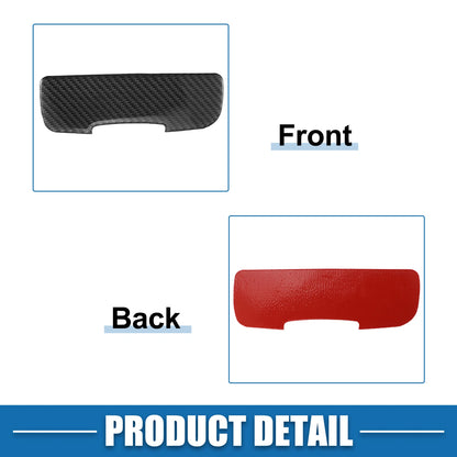 Power Outlet Cover for Chevy Corvette C5 (1998-2004) Carbon Fiber Pattern Black