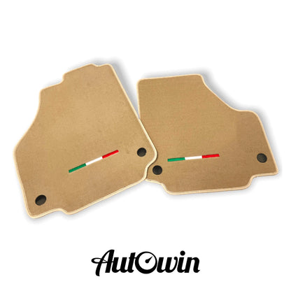 Beige Floor Mats for Ferrari 488 GTB (2015-2022) - AutoWin Brand