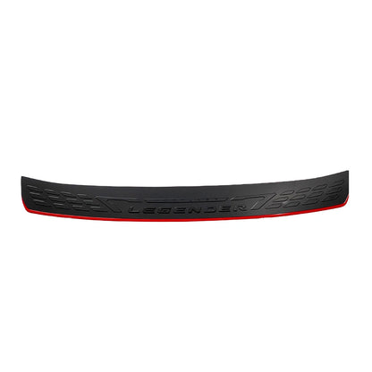 Black Rear Bumper Step Door Scuff Plate for Toyota Fortuner (2015-2022)