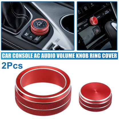 Console Multimedia Button Cover for Infiniti Q50 QX50 Red