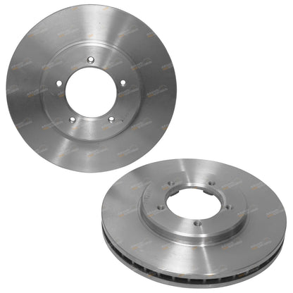 2 x Front Disc Brake Rotors Pair for Hiace RZH103 RZH113 RZH125 (1989–1998)