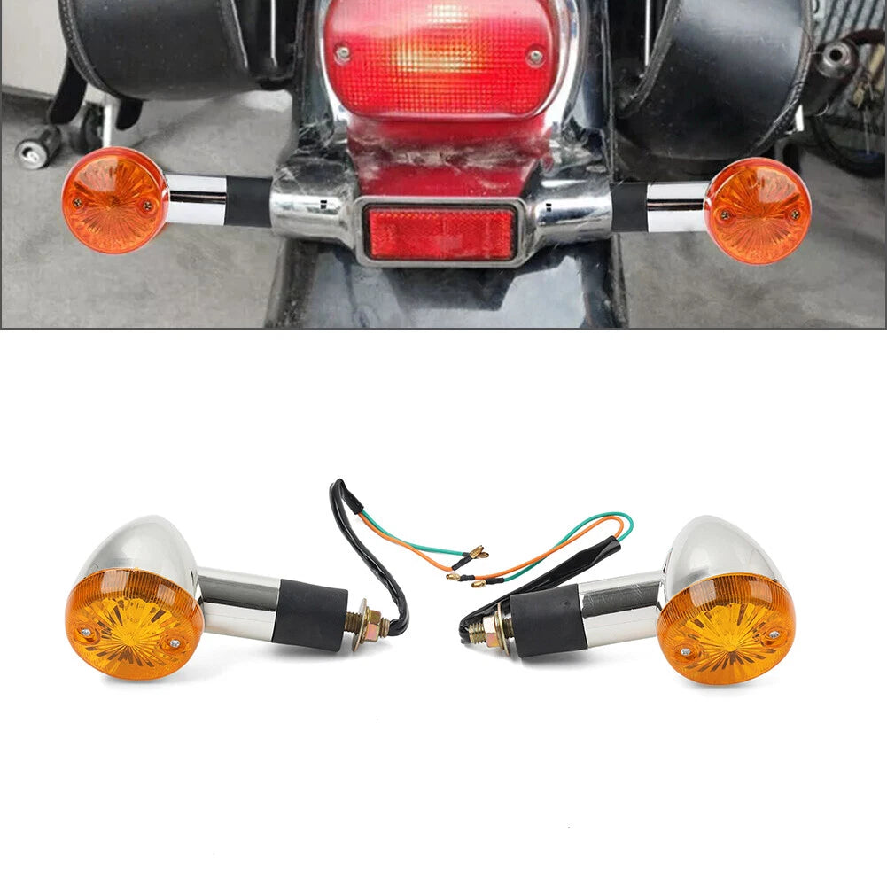 Amber Turn Signal Lights for Suzuki Boulevard C109R C50 C90 (2005-2023)