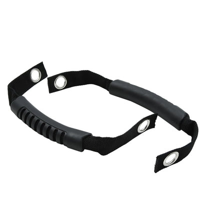4pcs Black Rear Seat Grab Handle Grip for Jeep Wrangler (2007-2023)