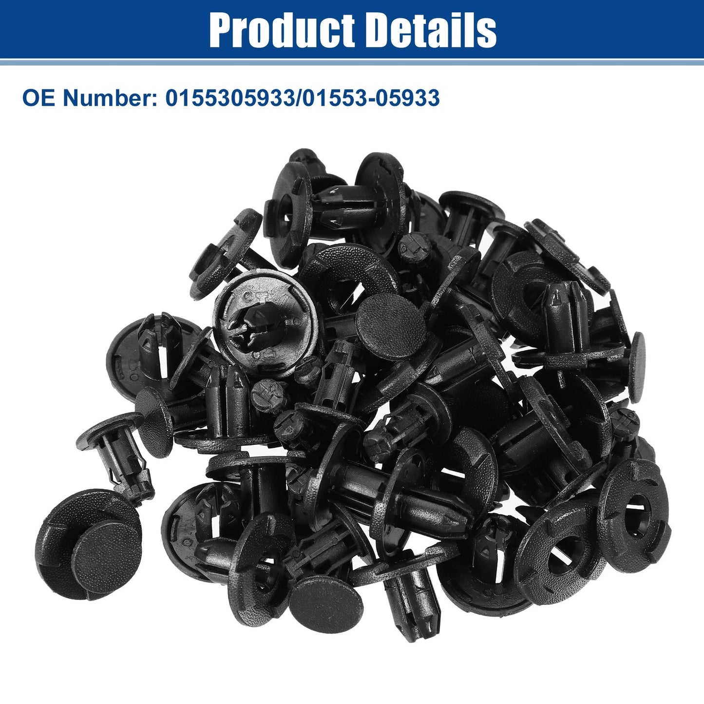 30 Pcs Bumper Cover Push Type Retainer Clips for Infiniti EX35