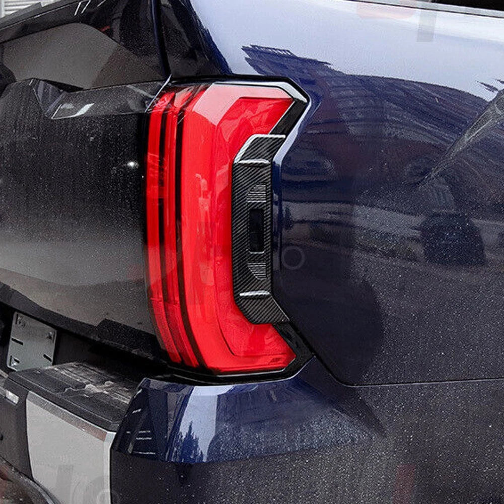 Carbon Fiber Rear Tail Light Side Cover Trim for Toyota Tundra (2007-2021)