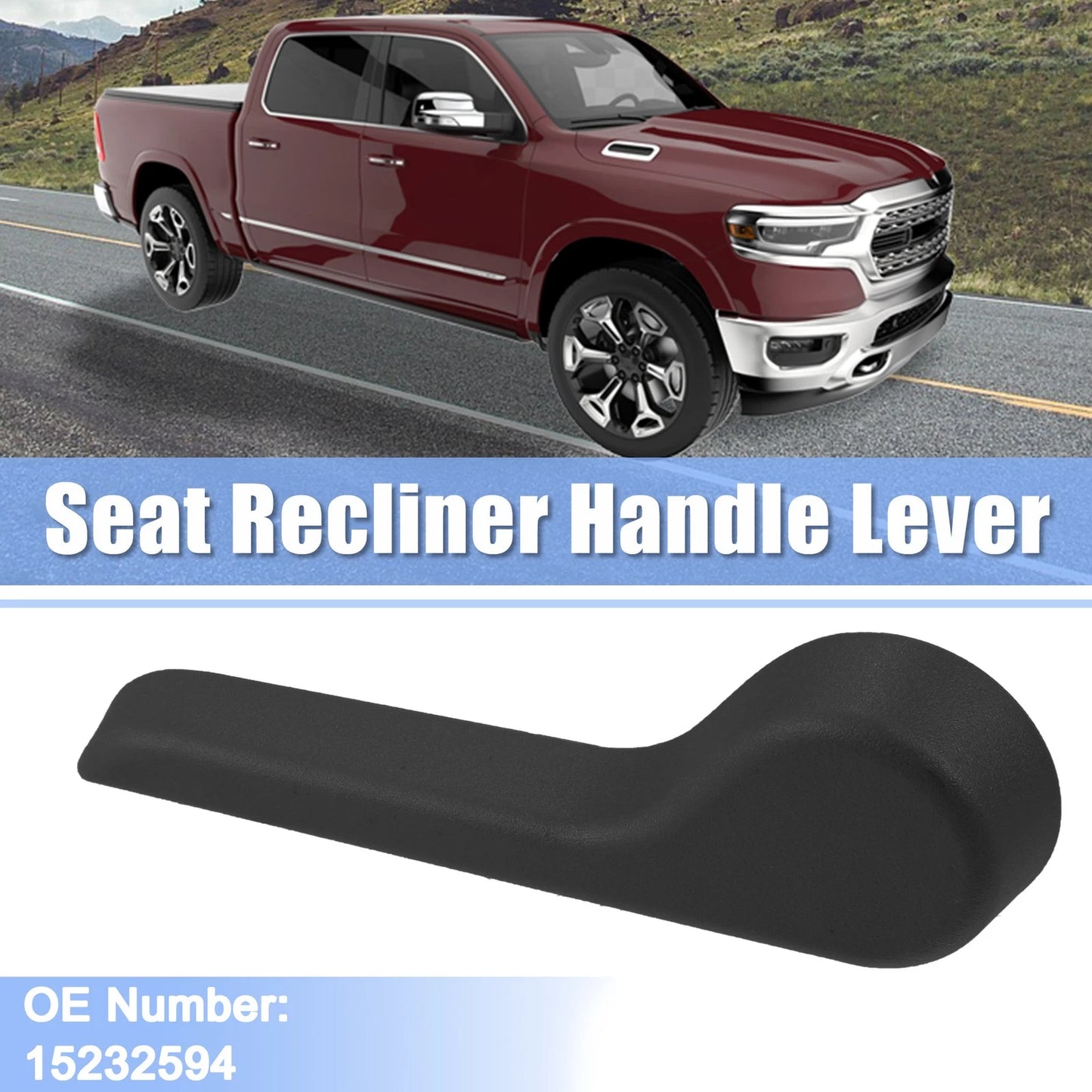 Recliner Handle Lever Front Left Seat for Chevrolet Avalanche Black