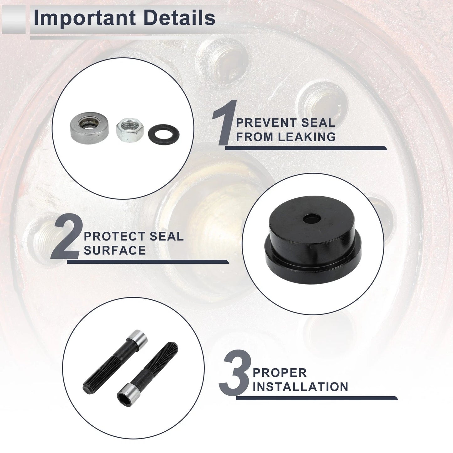 Crankshaft Seal Installer Tool for Ford F-250 Super Duty (2008-2010)