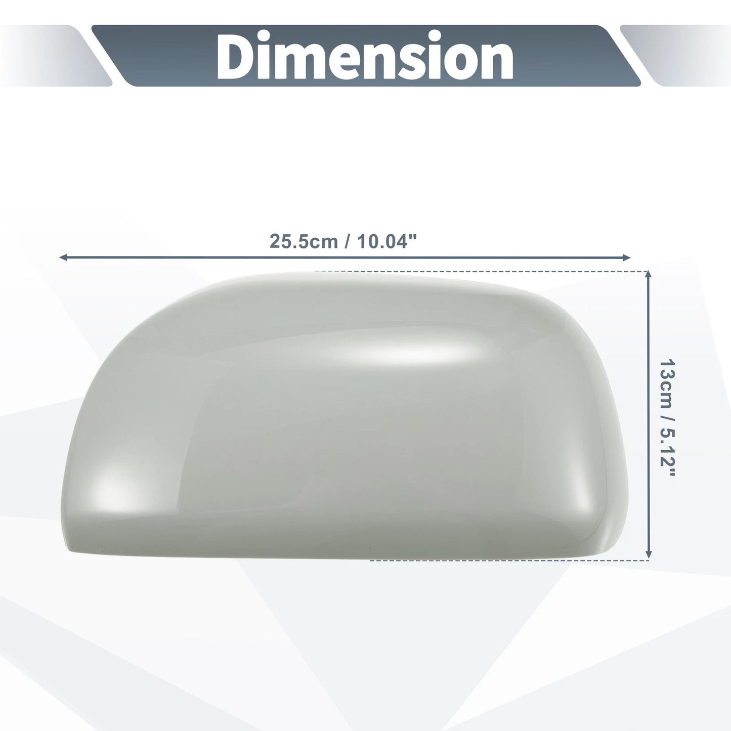 Rearview Mirror Cover Cap Gray for Toyota RAV4 (2006-2009)