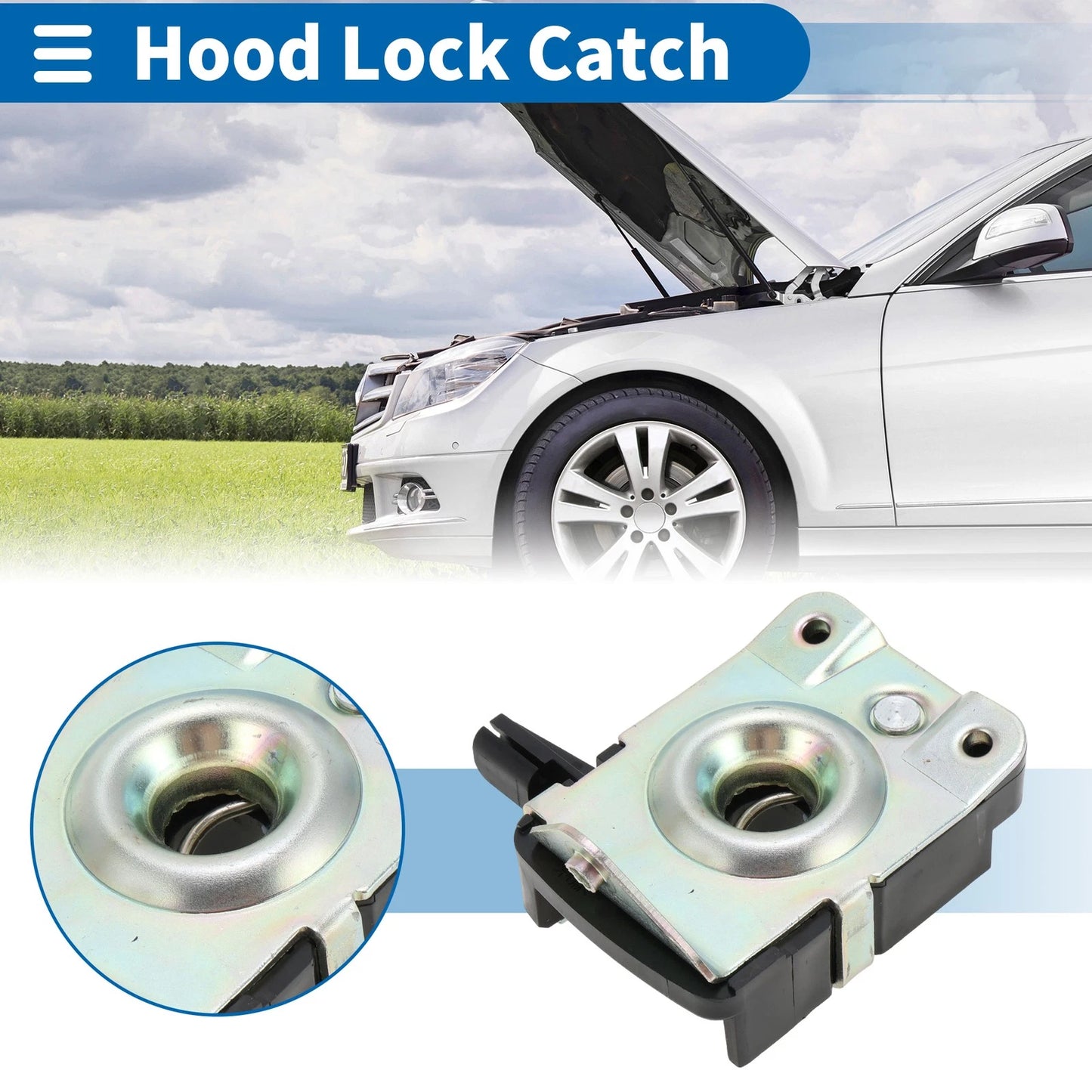 Hood Latch Assembly for BMW 318i (1992-1999) - 1 x Quality Replacement Part