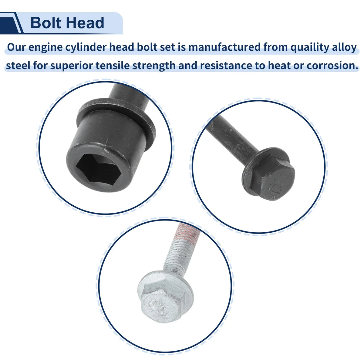 Head Bolt Set 2.8L 3.5L for Chevrolet Colorado (2004-2006)