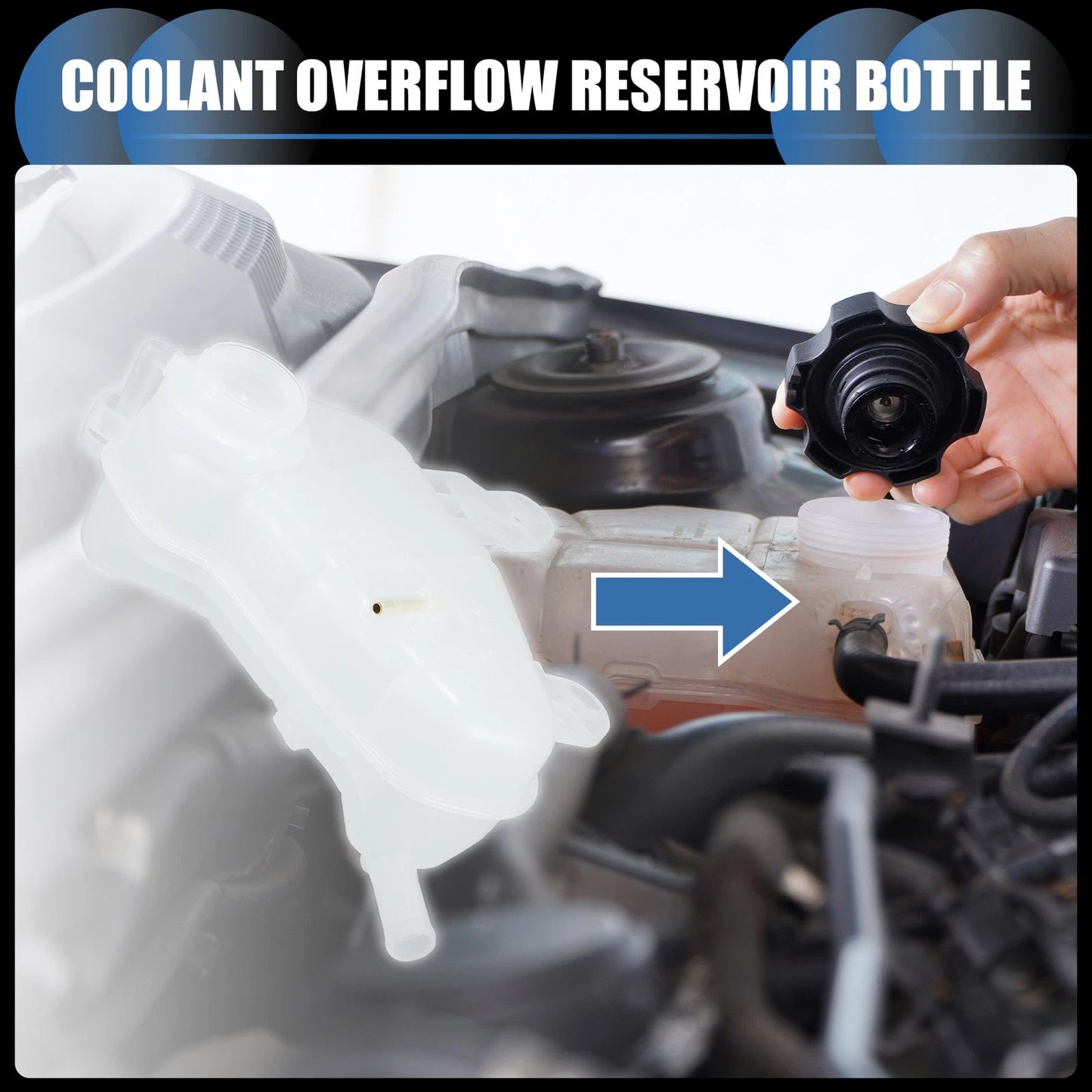 Coolant Expansion Overflow Tank for Chevrolet Sonic (2012-2019)