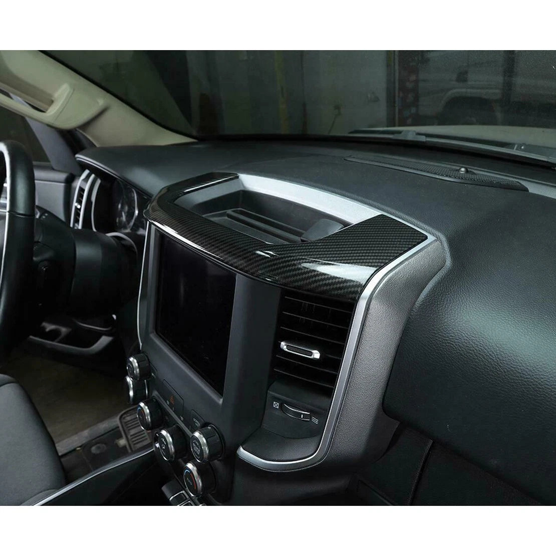 Center Console Storage Box Cover Bezel for Dodge Ram 1500 (2018-2021)