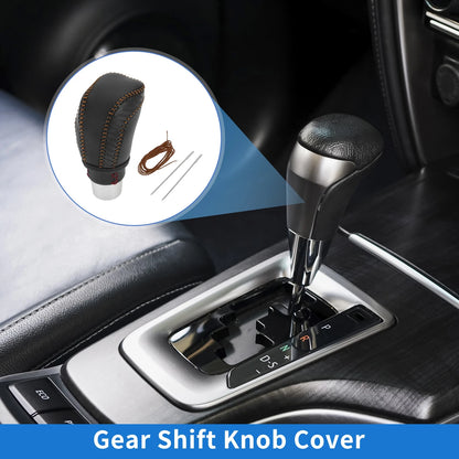 Black Carbon Fiber Gear Shift Knob Cover for Toyota Camry (2018-2023)