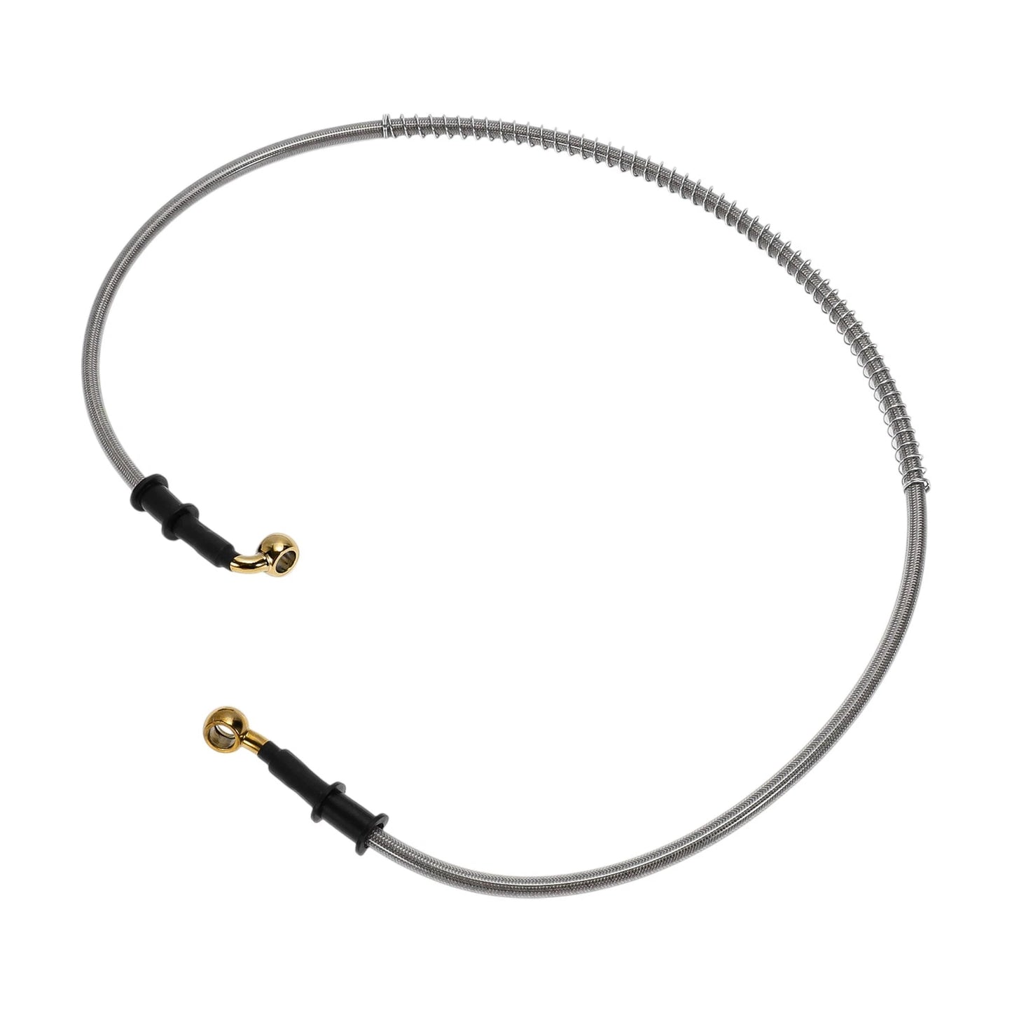 100cm Brake Clutch Oil Hose Line Silver Tone 1 Pc for Motorcycle