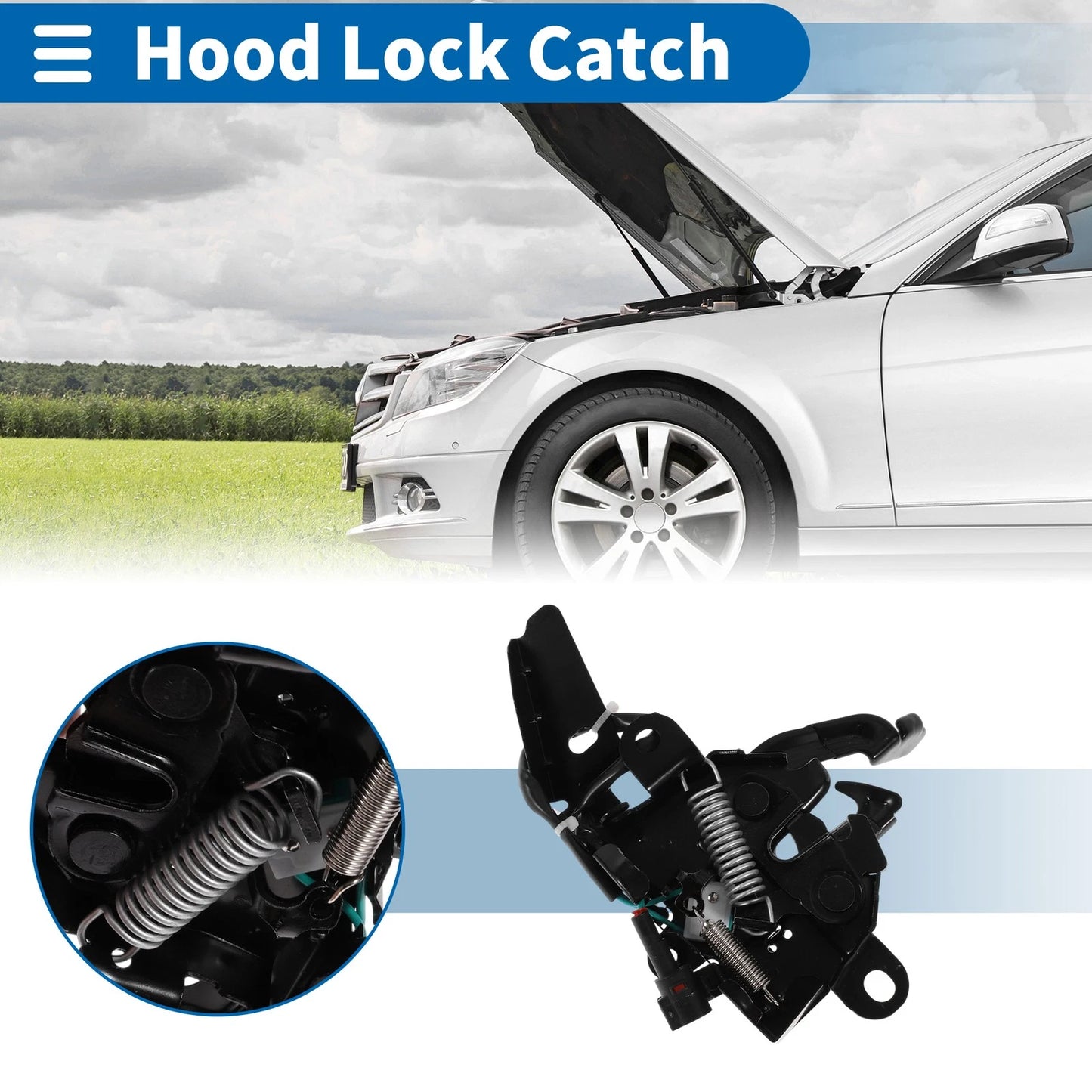 Hood Latch Assembly 1 Pc for Toyota Corolla (2020–2023)
