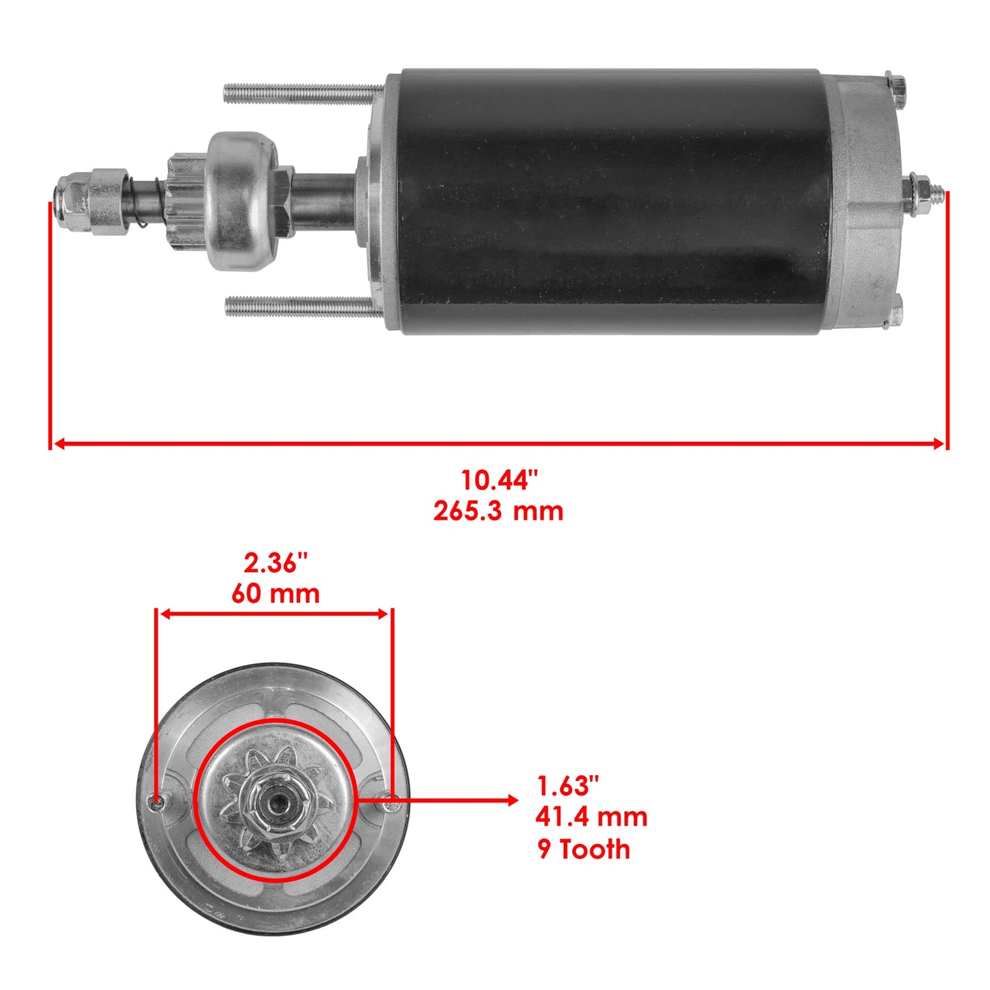 Starter Force Outboard 90HP Engine for OMC 903F/906F/908F