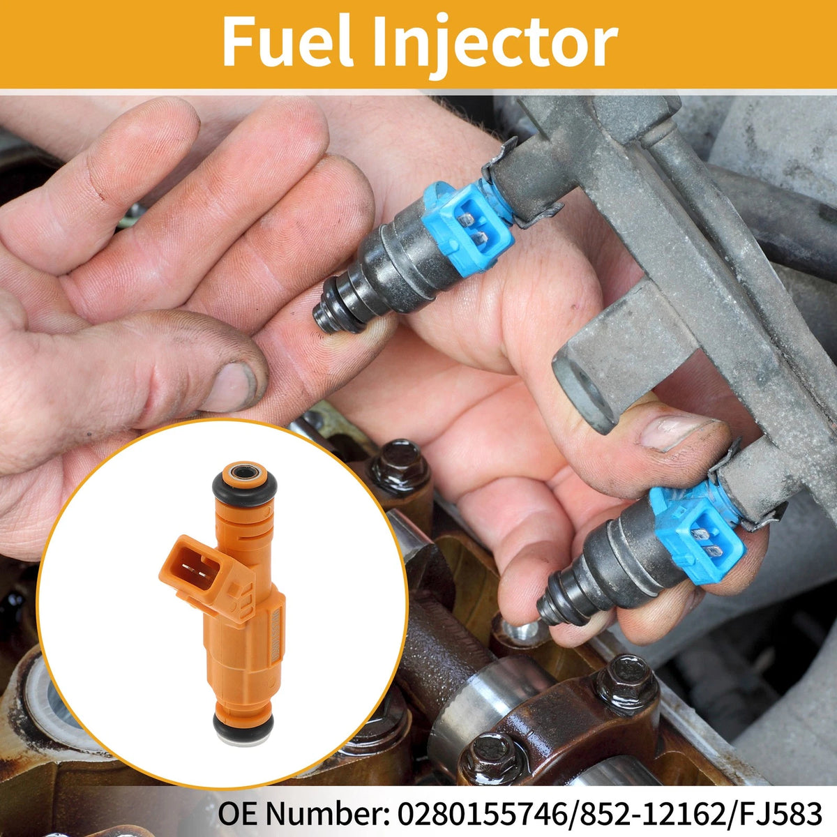 Fuel Injector 1 Pcs for Volvo 960 L6 2.9L (1995-1997)