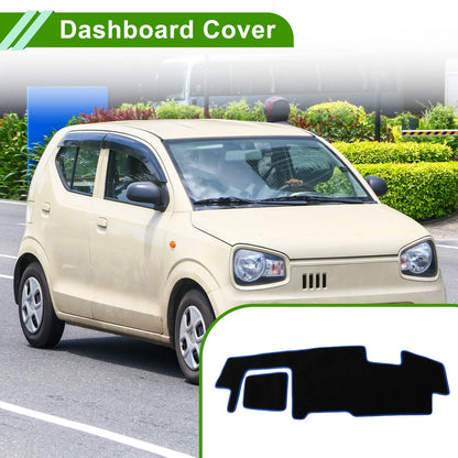 Dashboard Cover for Suzuki Spacia MK53S (2017-Current) Black Blue Polyester