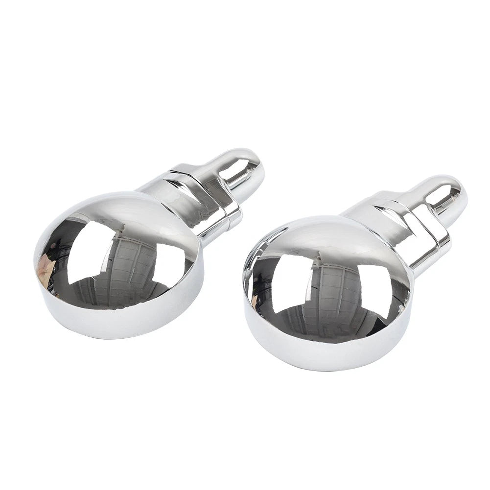 Chrome Front Turn Signal Housing Bracket for Harley Sportster & Street Glide