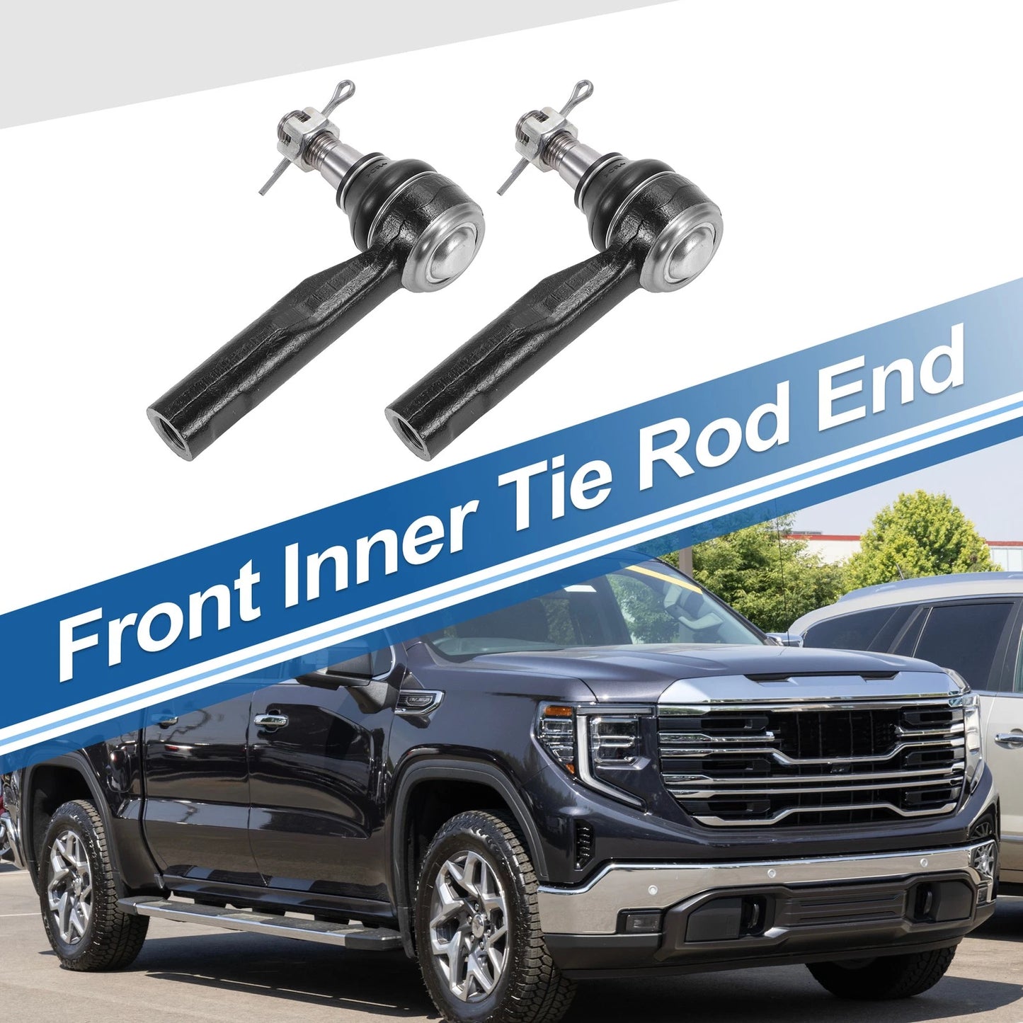 2 x Front Outer Tie Rod End Links for Chevrolet Colorado, GMC Canyon (2006-2007)