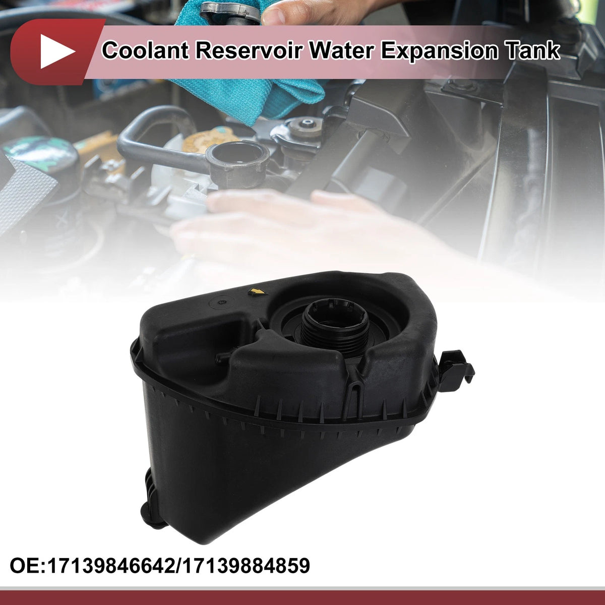 Coolant Expansion Overflow Tank for BMW G30 G32 G12 (2017-2023)